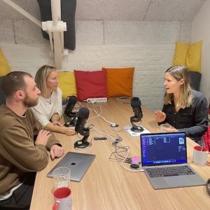 enregistrement d'un podcast